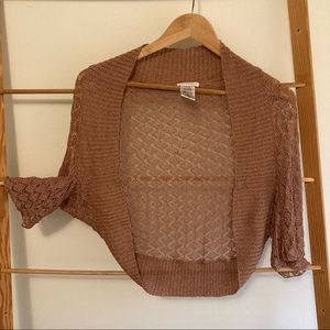 Boho Crocheted Shrug/Bolero